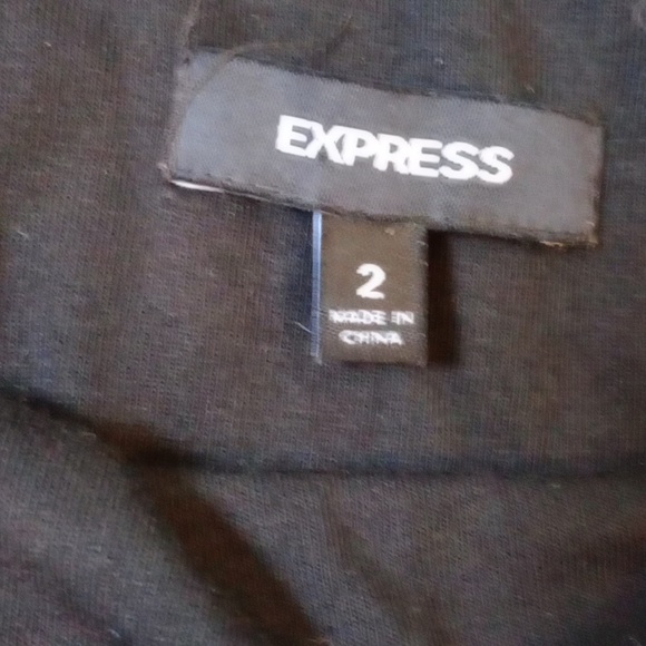 EXPRESS DRESS WITH BLACK AND WHITE CHECK SKIRT, SIZE 2 - Picture 5 of 10